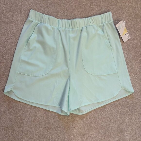 Z by‎ Zella Athletic Shorts Mint Green - Size XL - NWT - Picture 1 of 9
